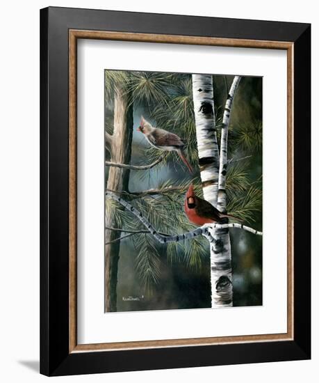 A Touch of Red-Kevin Daniel-Framed Art Print