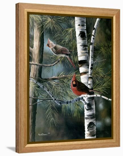 A Touch of Red-Kevin Daniel-Framed Stretched Canvas