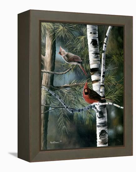 A Touch of Red-Kevin Daniel-Framed Stretched Canvas