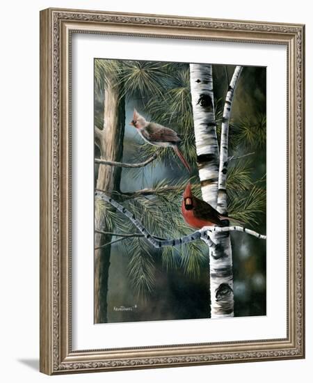 A Touch of Red-Kevin Daniel-Framed Art Print