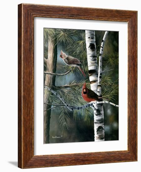 A Touch of Red-Kevin Daniel-Framed Art Print