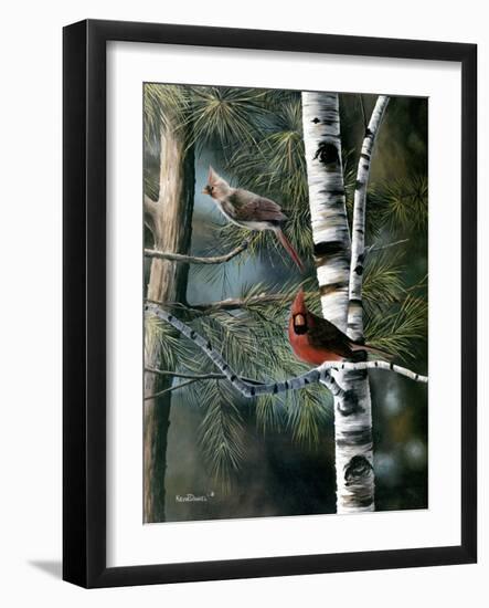 A Touch of Red-Kevin Daniel-Framed Art Print