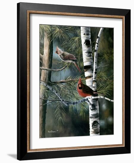 A Touch of Red-Kevin Daniel-Framed Art Print