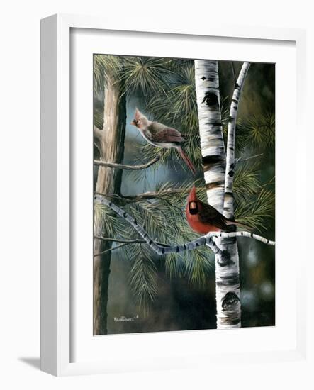 A Touch of Red-Kevin Daniel-Framed Art Print