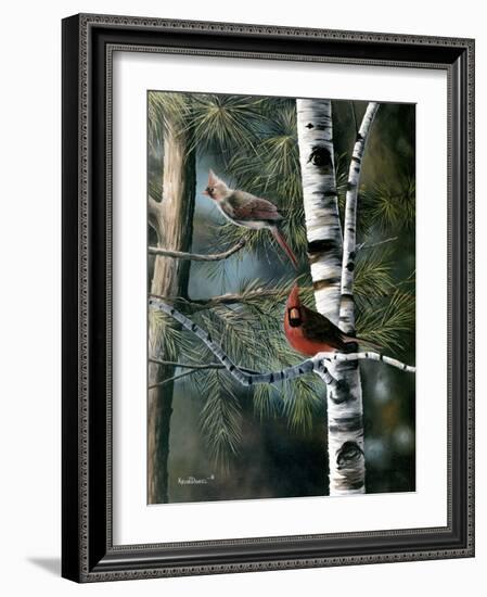 A Touch of Red-Kevin Daniel-Framed Art Print