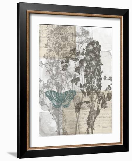 A Touch of Teal I-Jennifer Goldberger-Framed Art Print