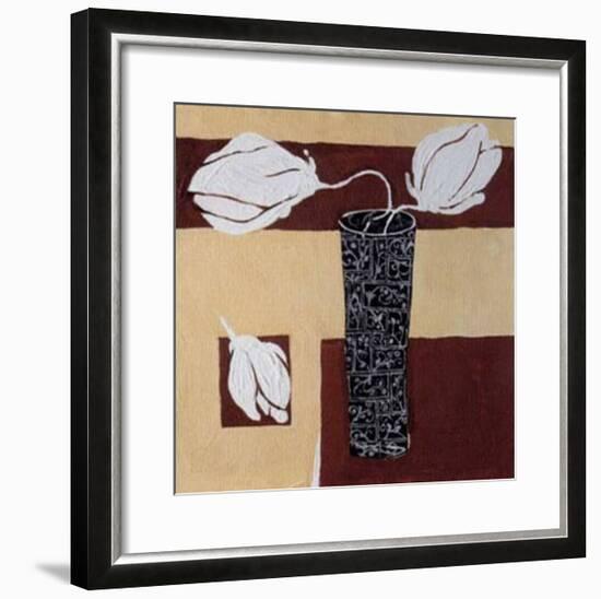 A Touch of White II-R^ Lange-Framed Art Print