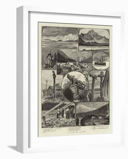 A Tour in Alaska-null-Framed Giclee Print