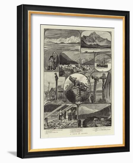 A Tour in Alaska-null-Framed Giclee Print