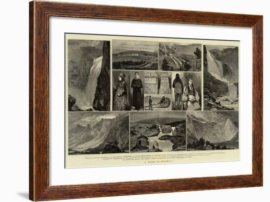 A Tour in Norway-Joseph Nash-Framed Giclee Print