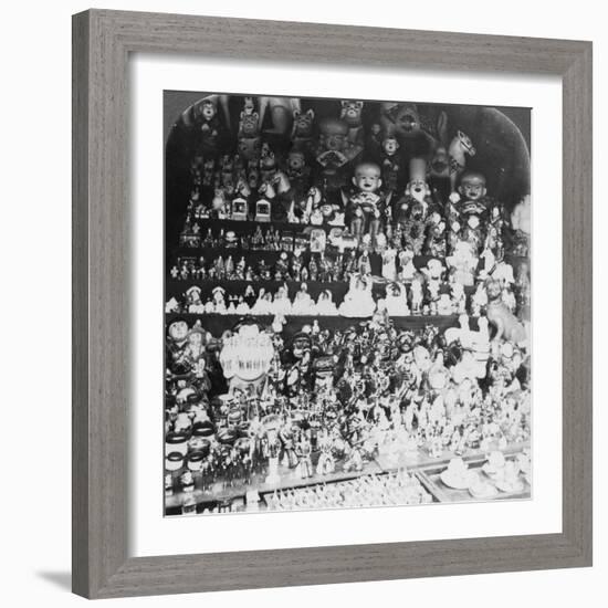 A Toy Shop in Kyoto, Japan, 1901-RY Young-Framed Photographic Print