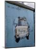 A Trabant Car Painted on a Section of the Berlin Wall Near Potsdamer Platz, Mitte, Berlin, Germany-Richard Nebesky-Mounted Photographic Print