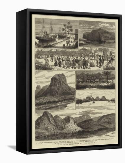 A Trading Expedition Up the Niger, I-null-Framed Premier Image Canvas