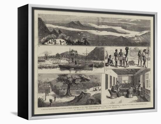 A Trading Expedition Up the River Niger, II-null-Framed Premier Image Canvas