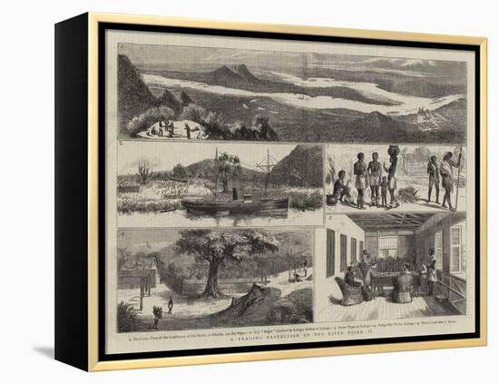 A Trading Expedition Up the River Niger, II-null-Framed Premier Image Canvas