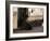 A Traditional Bolivian Woman Sits on a Doorstep in Potosi at Sunset-Alex Saberi-Framed Photographic Print