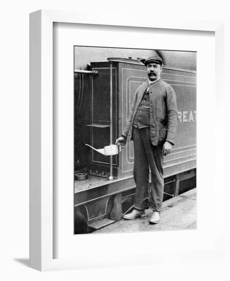 A Train Driver, London, 1926-1927-null-Framed Giclee Print