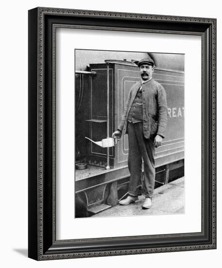 A Train Driver, London, 1926-1927-null-Framed Giclee Print