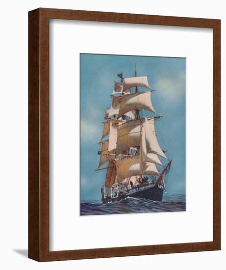 'A Training Ship for Fifty-Two Years, the Joseph Conrad is now registered as a yacht', 1937-Unknown-Framed Photographic Print