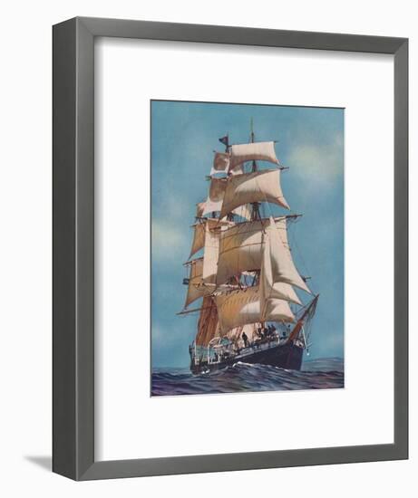 'A Training Ship for Fifty-Two Years, the Joseph Conrad is now registered as a yacht', 1937-Unknown-Framed Photographic Print