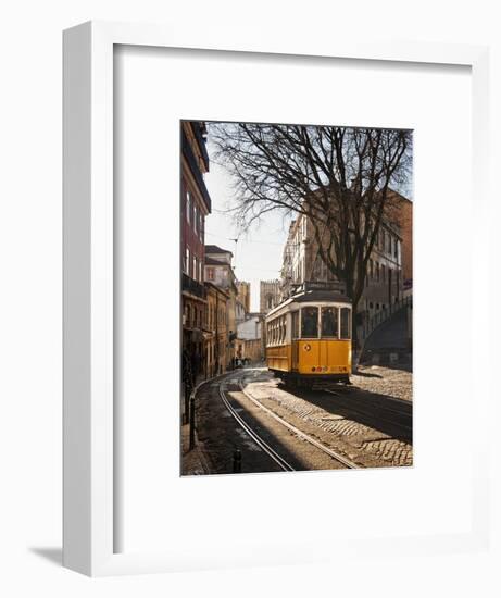 A Tramway in Alfama District, Lisbon-Mauricio Abreu-Framed Photographic Print