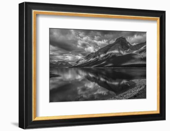 A Tranquil Dawn in Spray Lakes Provincial Park-Howie Garber-Framed Photographic Print