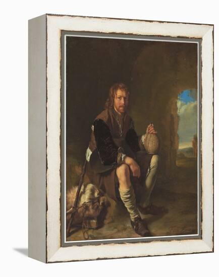 A Traveller at Rest-Frans Van Mieris-Framed Premier Image Canvas