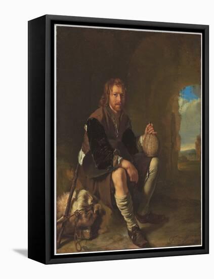 A Traveller at Rest-Frans Van Mieris-Framed Premier Image Canvas