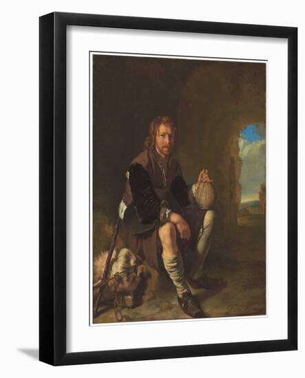 A Traveller at Rest-Frans Van Mieris-Framed Giclee Print