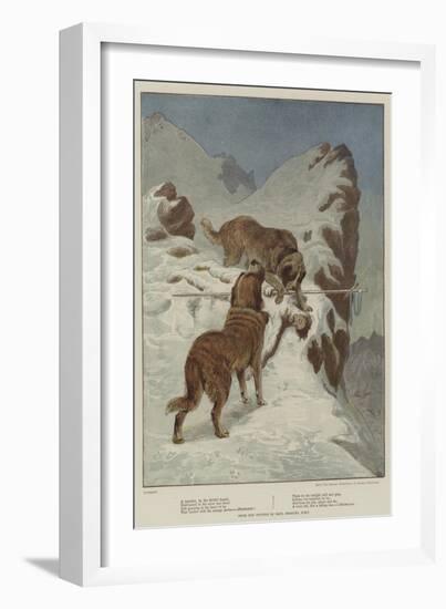 A Traveller, by the Faithful Hound-Basil Bradley-Framed Giclee Print