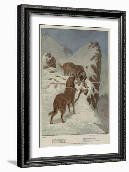 A Traveller, by the Faithful Hound-Basil Bradley-Framed Giclee Print