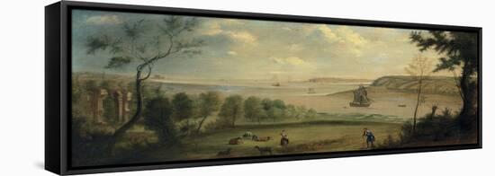 A Traveller Resting in the Grounds of Broke Hall, Suffolk-Charles Catton-Framed Premier Image Canvas