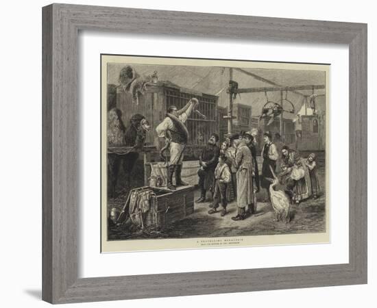 A Travelling Menagerie-Paul Friedrich Meyerheim-Framed Giclee Print