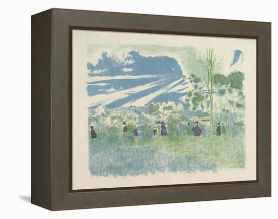 À Travers Champs , from the series Landscapes and Interiors, 1899-Edouard Vuillard-Framed Premier Image Canvas