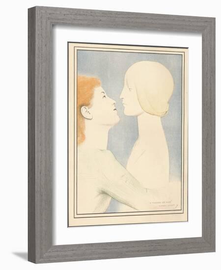 A Travers Les Ages, C1895-Fernand Khnopff-Framed Giclee Print