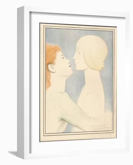 A Travers Les Ages, C1895-Fernand Khnopff-Framed Giclee Print