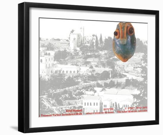 A Treasure Facing Jerusalem's Walls-Ketef Hinnom-Framed Premium Edition