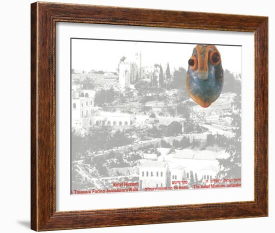 A Treasure Facing Jerusalem's Walls-Ketef Hinnom-Framed Premium Edition