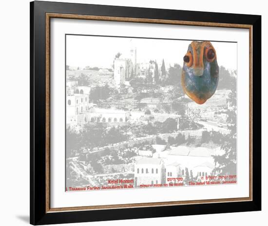 A Treasure Facing Jerusalem's Walls-Ketef Hinnom-Framed Premium Edition