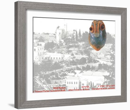 A Treasure Facing Jerusalem's Walls-Ketef Hinnom-Framed Premium Edition
