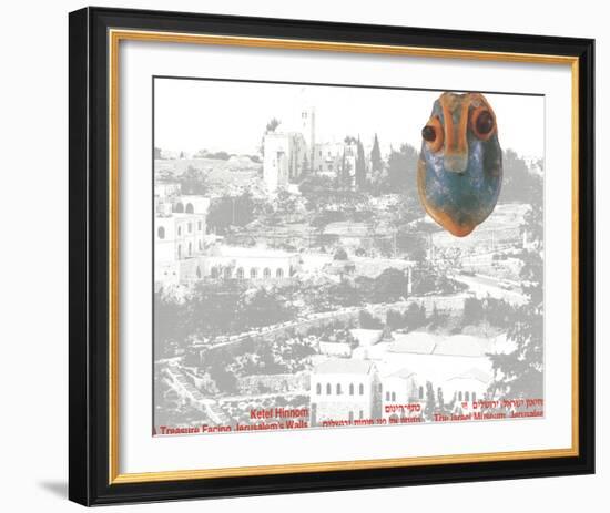 A Treasure Facing Jerusalem's Walls-Ketef Hinnom-Framed Premium Edition