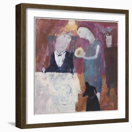 A Treat for Godfrey, 2008-Susan Bower-Framed Giclee Print