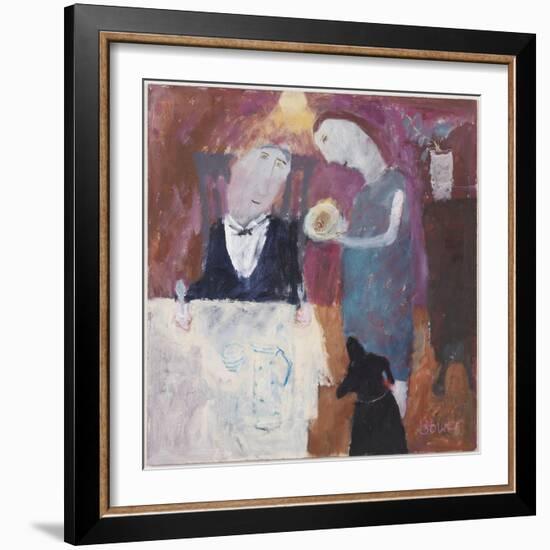 A Treat for Godfrey, 2008-Susan Bower-Framed Giclee Print