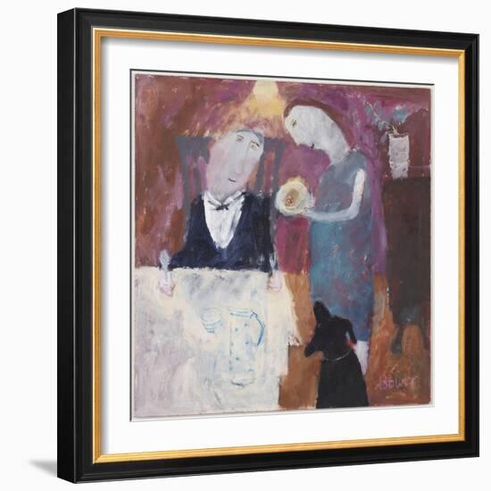 A Treat for Godfrey, 2008-Susan Bower-Framed Giclee Print