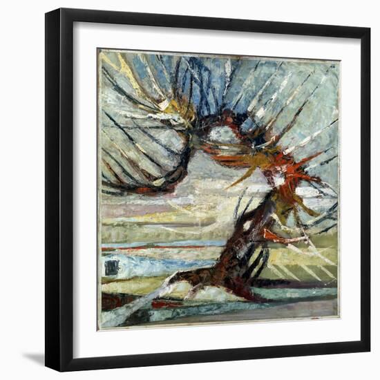 A Tree, Early 20th Century-Otto Mueller-Framed Giclee Print