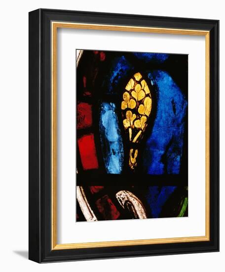 A Tree Emerges from the Flood, Stained Glass-null-Framed Giclee Print