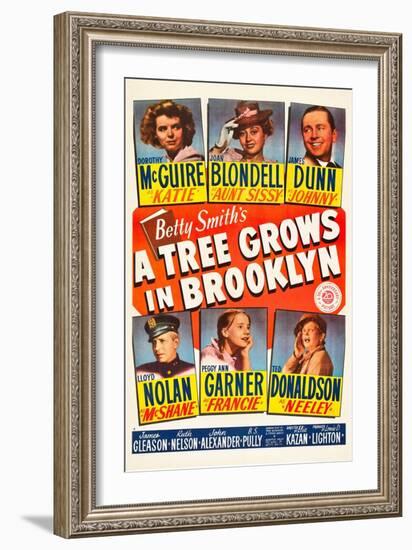 A Tree Grows in Brooklyn, 1945-null-Framed Giclee Print