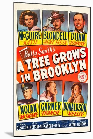 A Tree Grows in Brooklyn, 1945-null-Mounted Giclee Print