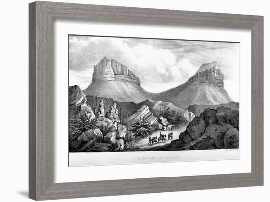 A Tributary of the Gila-C. B. Graham-Framed Giclee Print