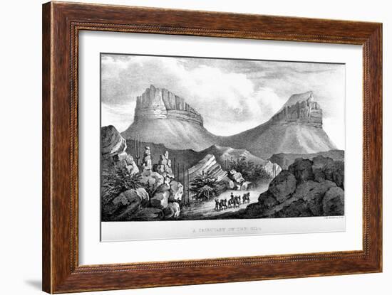 A Tributary of the Gila-C. B. Graham-Framed Giclee Print